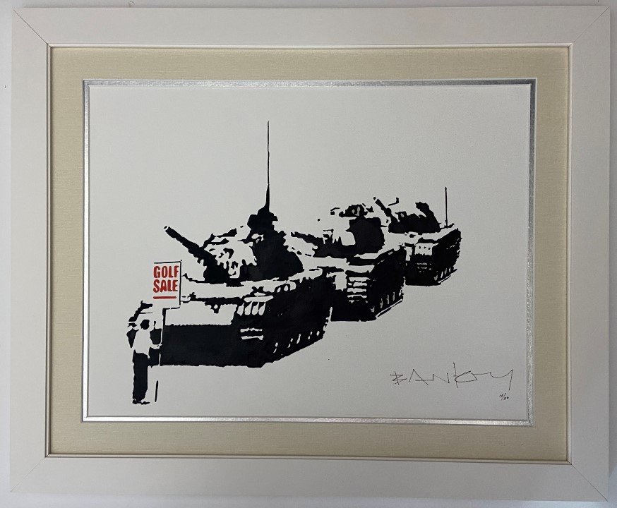Banksy Lithograph signed (1 of 4)