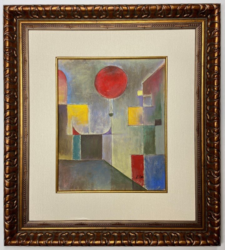 Paul Klee Mixed Media: Private Collection 14.50" x 11.75" Attributed to Paul Klee this is not a print is a unique piece that comes accompanied with an attributed certificate. Paul Klee was a Swiss German artist. His highly 