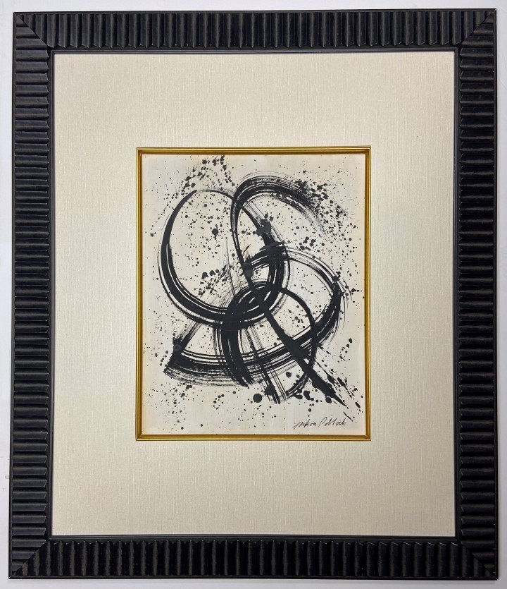 Jackson Pollock Oil on Paper (1 of 8)
