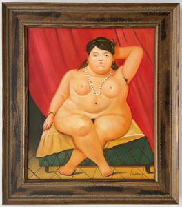 Fernando Botero Oil on canvas