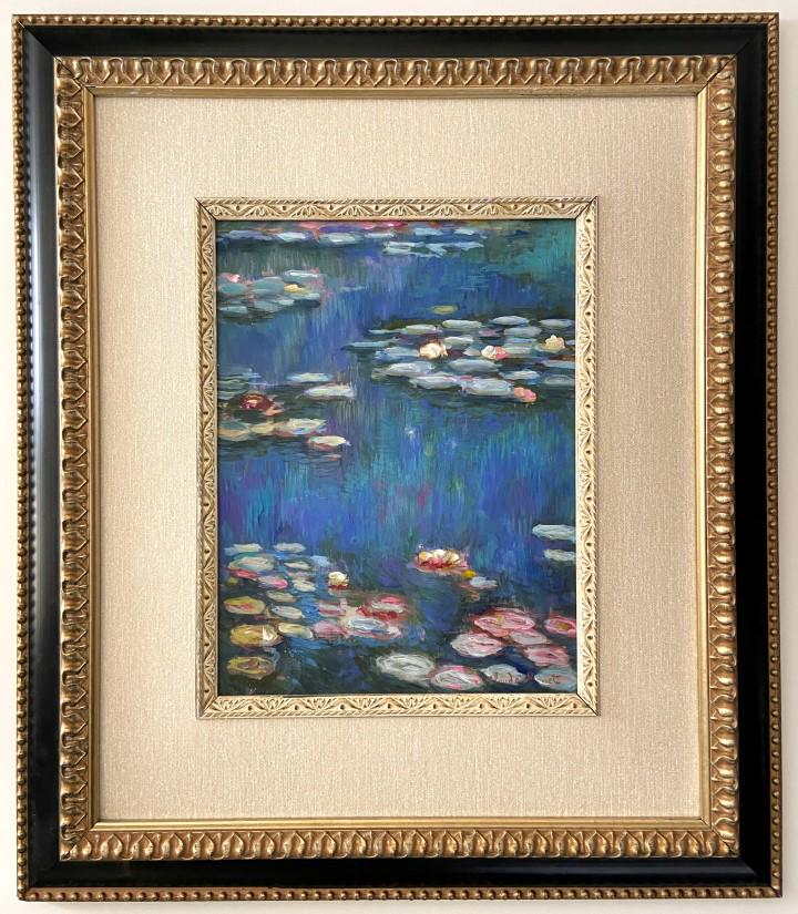 Claude Monet Watercolor on paper Paris Seal: Private Collection Claude Monet paris seal appears in Lower right. Attribute to Claude Monet Thecnique: Watercolor.,Measures: 13.75 x 10.75 inches Image size Medium: Paper. Provenance: Private Collect