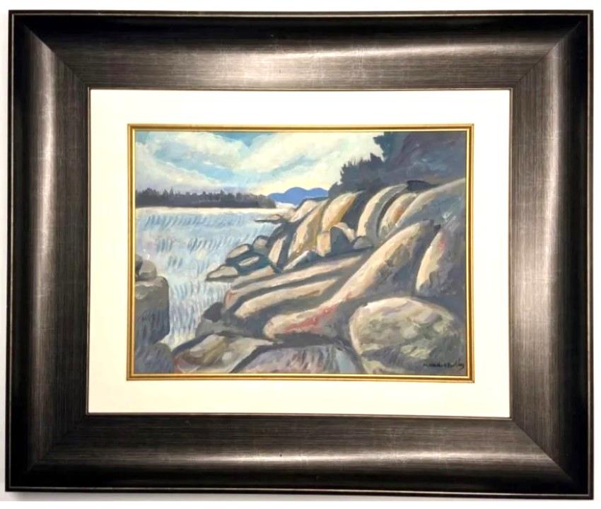 Marsden Hartley watercolor: Private Collection appears in Lower right. Attribute to Marsden Hartley Thecnique: Watercolor Measures: 12.50 x 17 inches Image size Medium: Paper. Provenance: Private Collection. Marsden Hartley (Jan