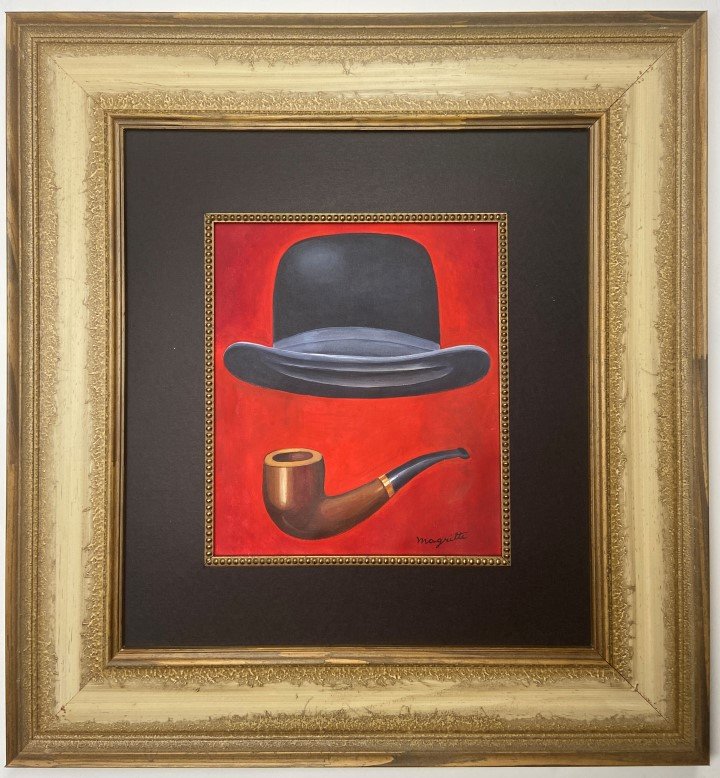 Rene Magritte Gouache/Watercolor on Paper (1 of 4)