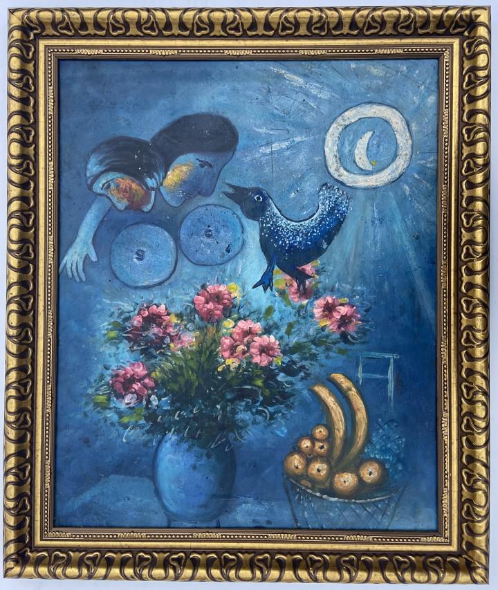 Marc Chagall Oil on Canvas (1 of 7)