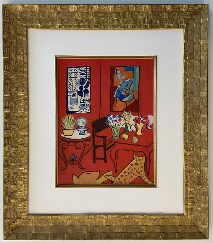 Henri Matisse Watercolor: Henri Matisse appears in Lower right. Attribute to Henri Matisse Technique: Watercolor Measures: inches Image size Medium: Paper. Provenance: Private Collection. Lived between (Dec 1869 - Nov 1954) He