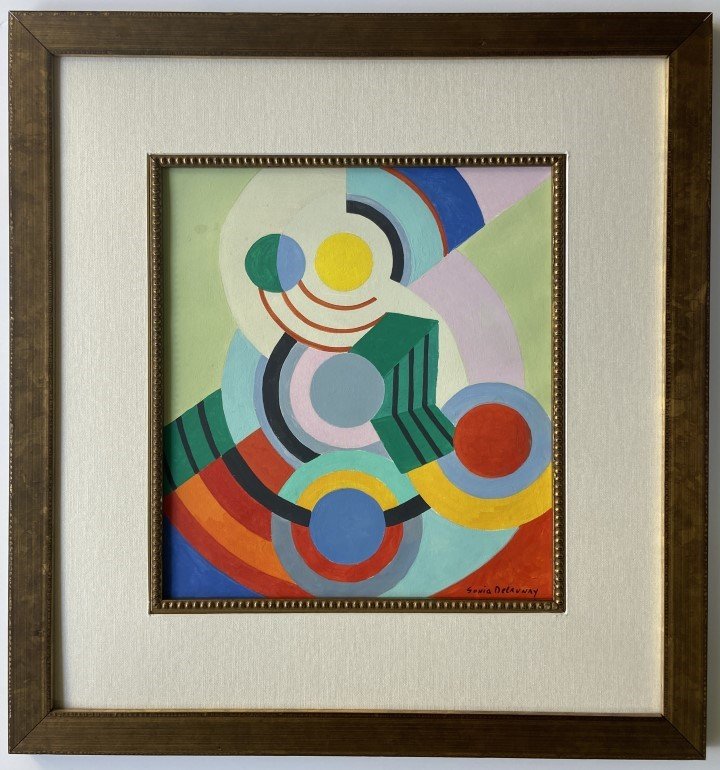 Sonia Delaunay Mixed Media: Private Collection Sonia Delaunay appears in Lower right. Attribute to Sonia Delaunay Thecnique: Oil Measures: 14 x 11.25 inches Image size Medium: Paper. Nov 14, 1885 - Dec 05, 1979 (age 94) Provenan