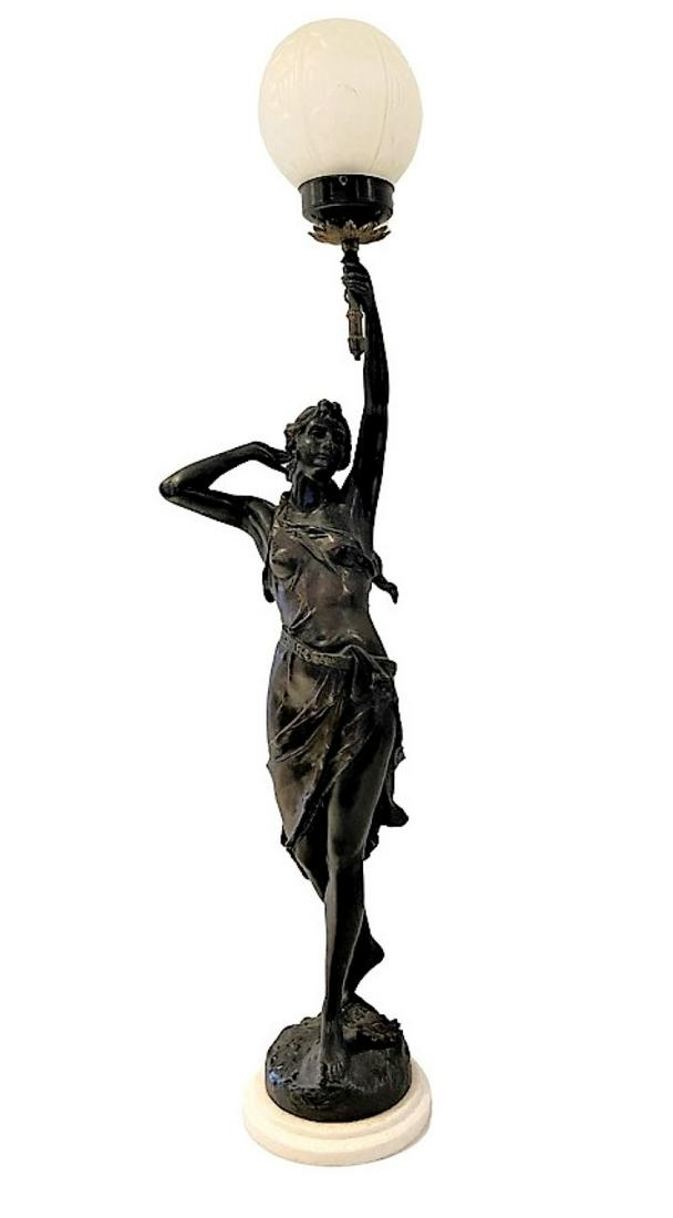 Art Nouveau Lamp Sculpture (1 of 9)