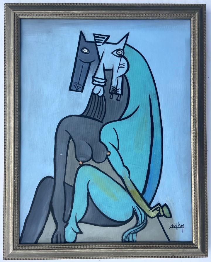 Wifredo Lam Oil on canvas (1 of 4)