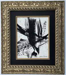 Jackson  Pollock Dripping Oil painting on paper