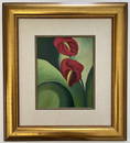 Georgia O'keeffe oil on paper