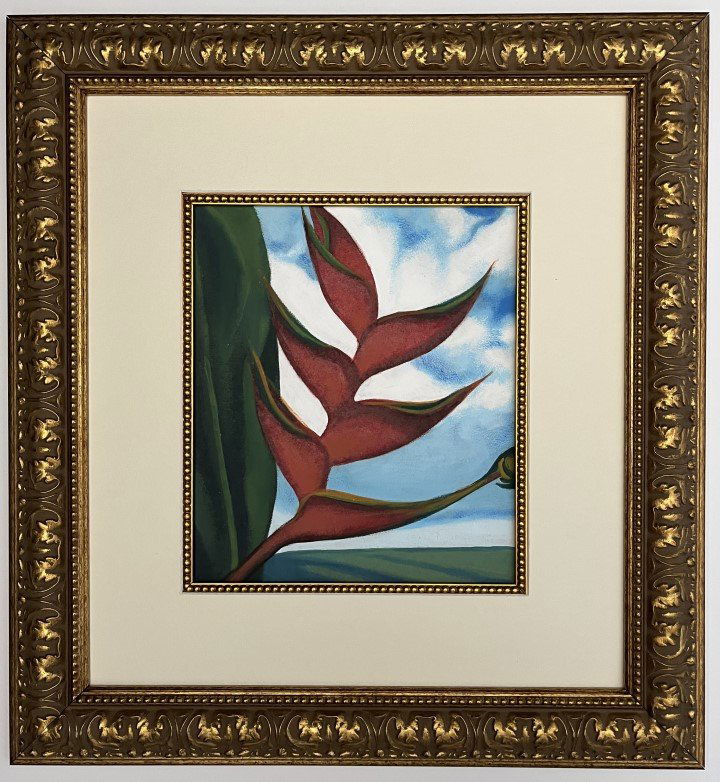 Georgia O'Keeffee Watercolor (1 of 7)