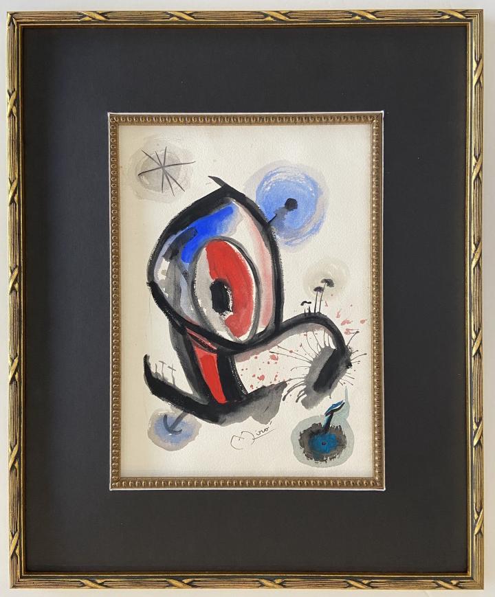 Joan Miro Watercolor (1 of 4)