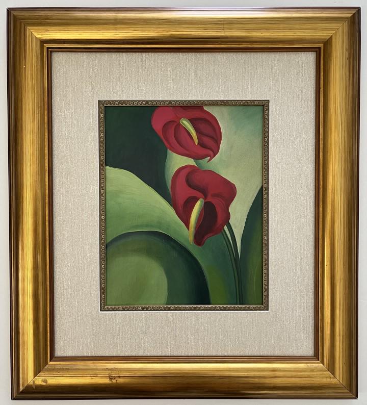 Georgia O'keeffe Watercolor (1 of 4)