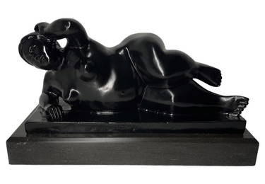 Botero Bronze Sculpture and Marbel