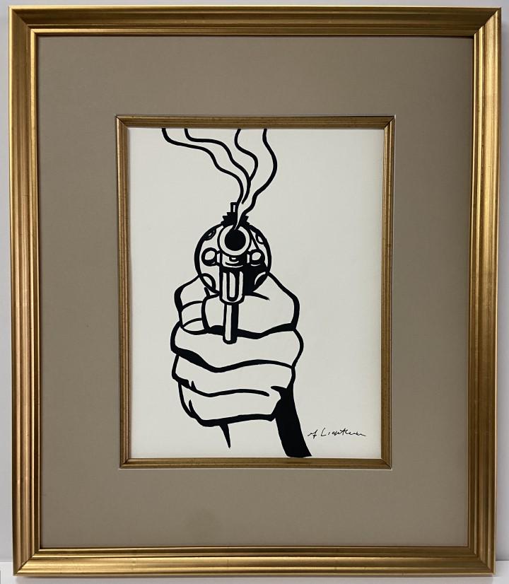 Roy Lichtenstein Mixed Media/ Watercolor on Heavy on paper (1 of 5)