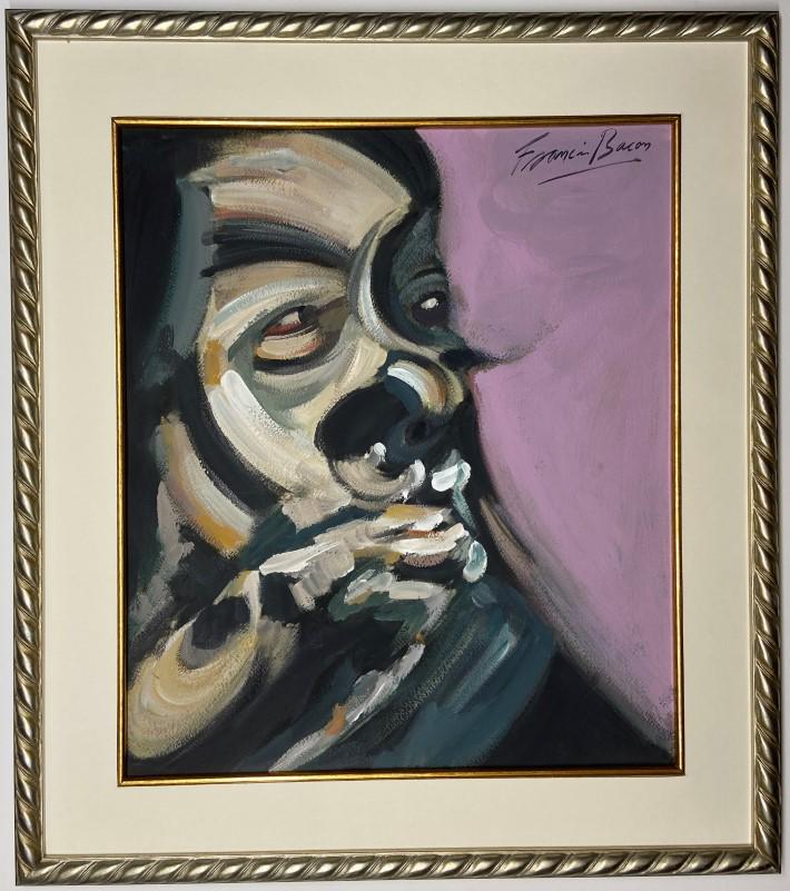 Francis Bacon Mixed Media on paper (1 of 4)