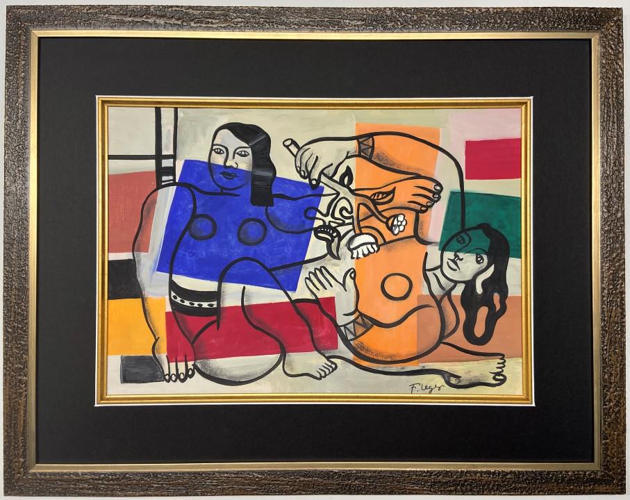 Fernand Leger Gouache on paper (1 of 4)