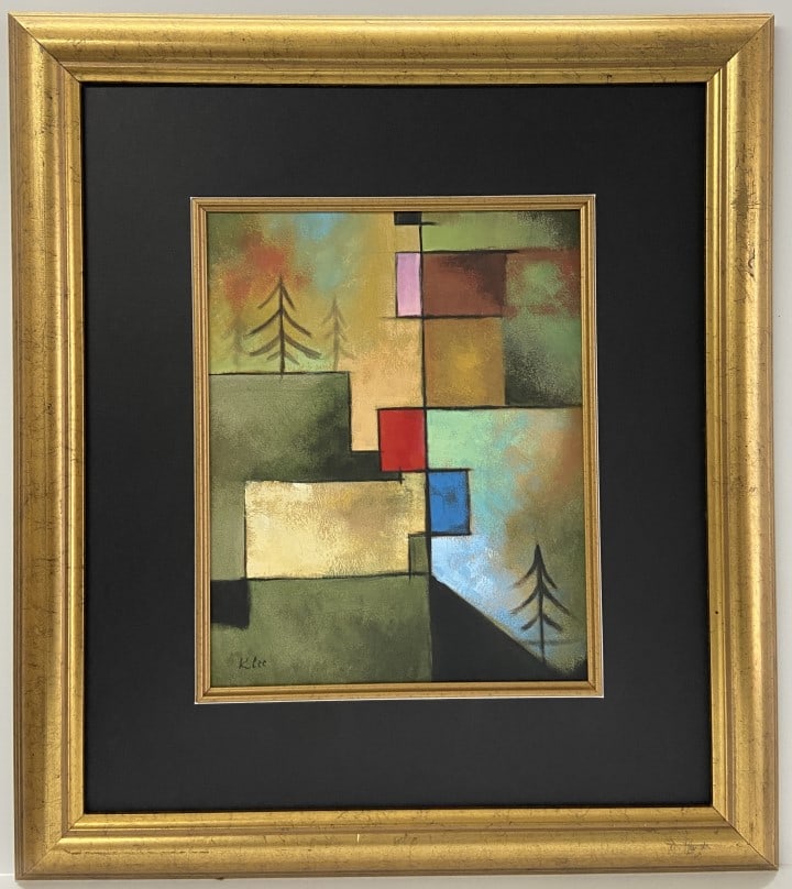 Paul Klee Mixed Media/watercolor: Paul Klee appears in Lower left. Attribute to Paul Klee Technique: Mixed Media Measures: Medium: Paper 12,75 x 9,50 Image size Inches. Provenance: Private Collection. Lived between (December 1879 - Ju
