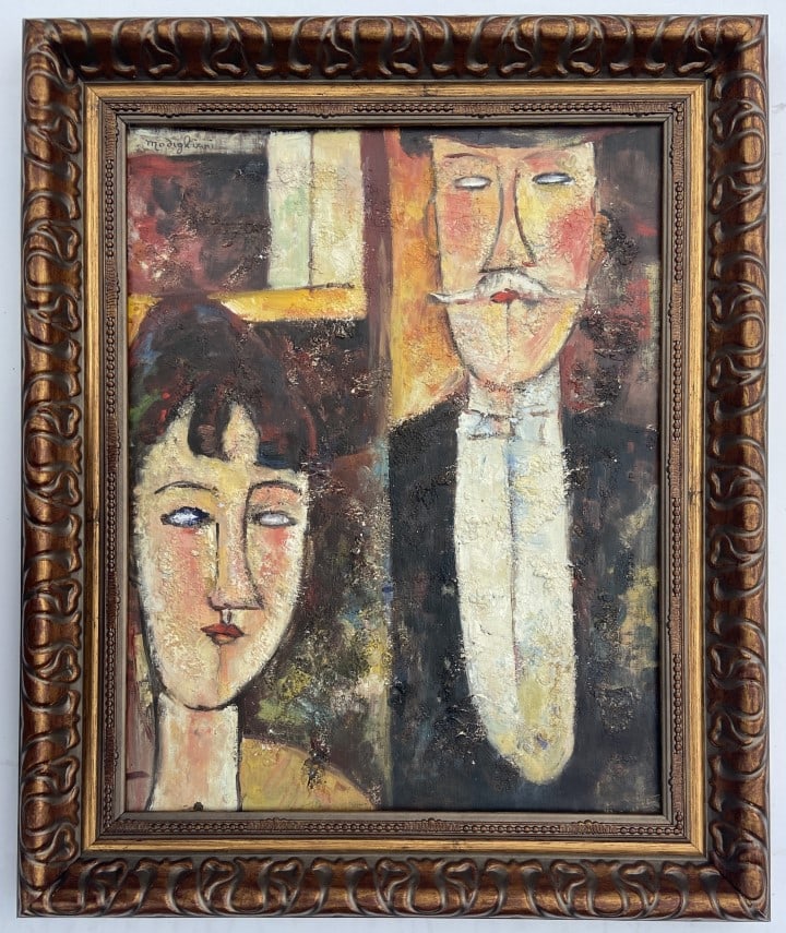 Amedeo Modigliani Oil on canva (1 of 6)
