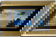 Rene Magritte Gouache on paper Attrib.
