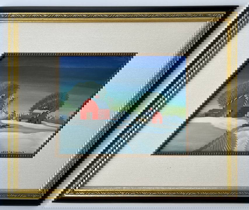 Dale Nichols Watercolor (attrib.) Auction