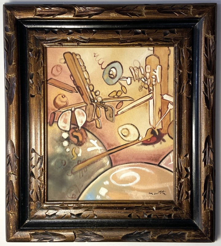 Roberto Matta Watercolor (1 of 7)