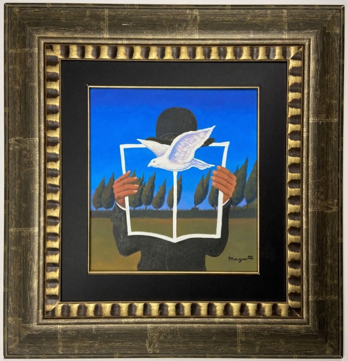 Rene Magritte Gouache on paper (1 of 3)