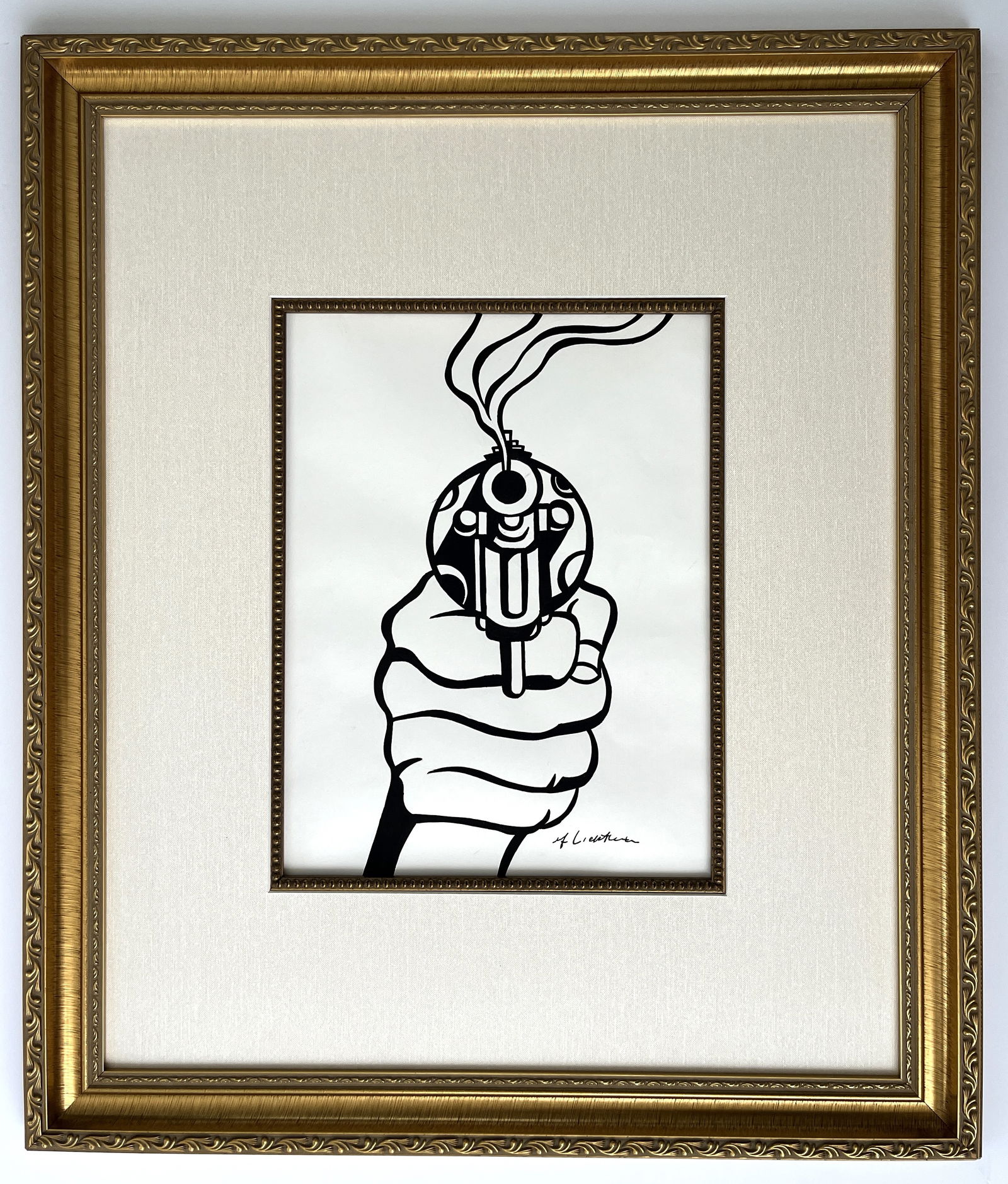 Roy Lichtenstein Watercolor (1 of 4)