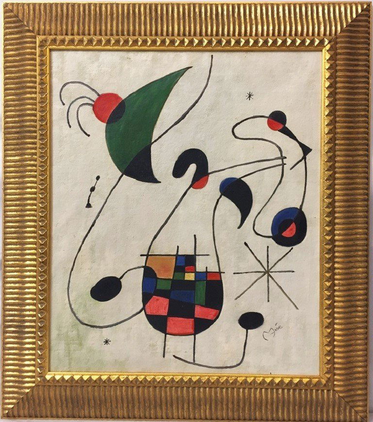 OIL ON CANVAS  MIRO (1 of 2)