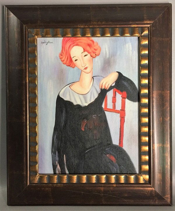 Amedeo Modigliani  Oil on Canvas (1 of 2)