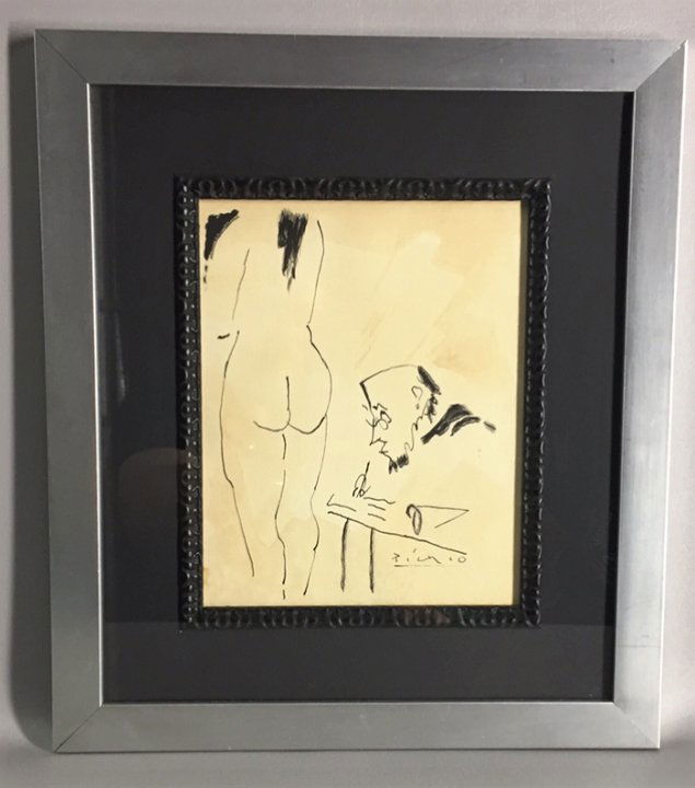 Pablo Picasso Ink on Paper (1 of 1)