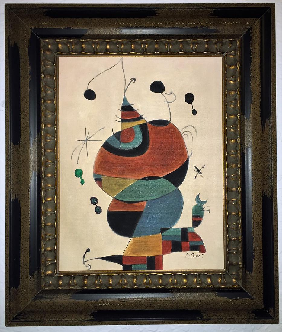 Joan Miro  Oil on Canvas (1 of 3)