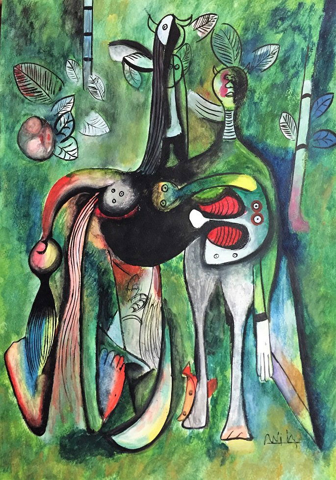 Wilfredo Lam  Mixed Media on paper (1 of 1)