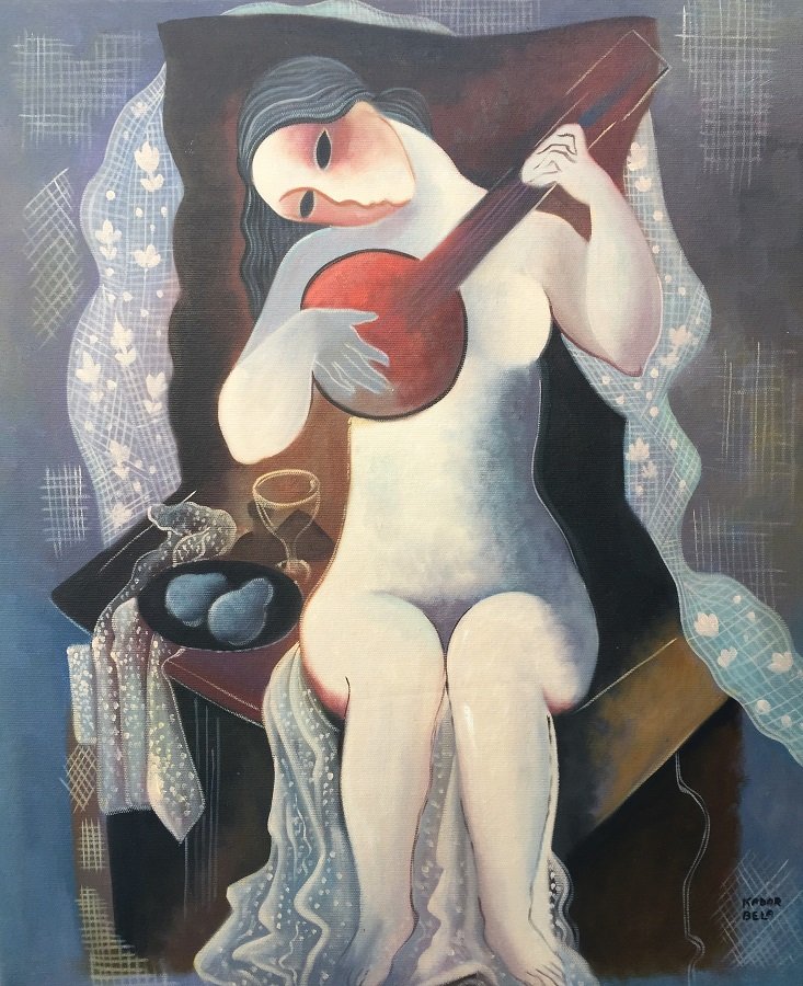 Bela Kadar oil on  canvas (1 of 2)