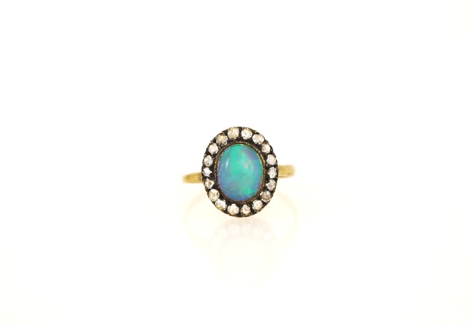 Opal and Diamond Ring (1 of 3)