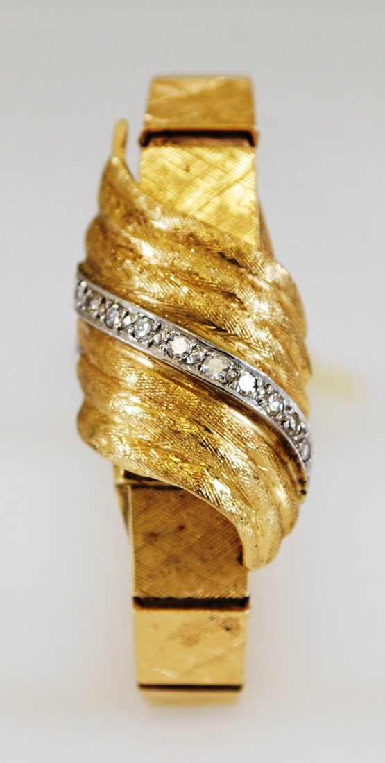 Diamond and Gold Watch 1950's (1 of 4)