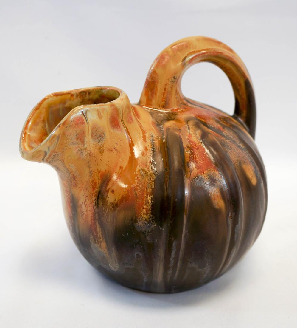 Menenier French Art Pottery Pitcher (1 of 3)