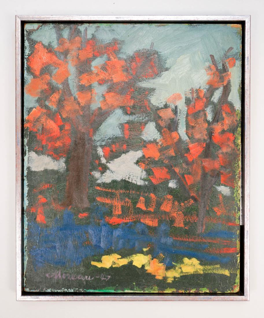 Nils Petter Moreau (Sweden, 1898-1964) Framed Oil (1 of 1)