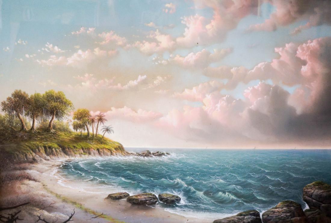 George Douglas Brewerton (1827-1901) Framed Pastel (1 of 3)