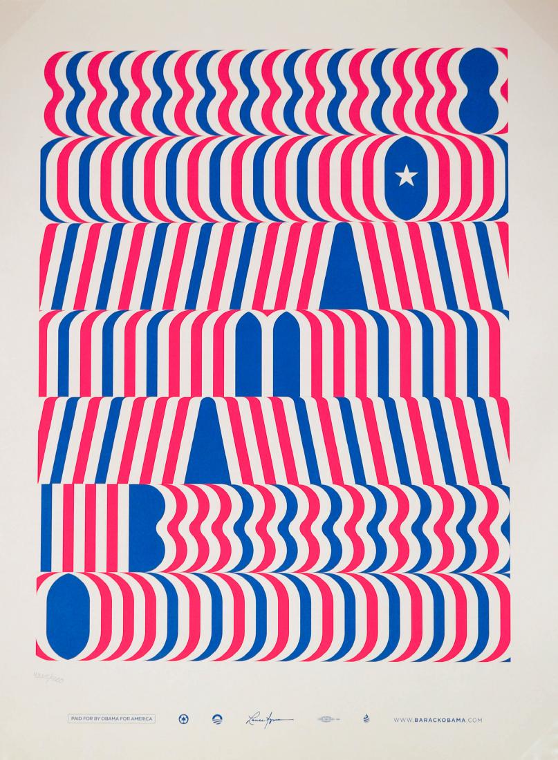 Lance Wyman Barack Obama Numbered Print (1 of 3)
