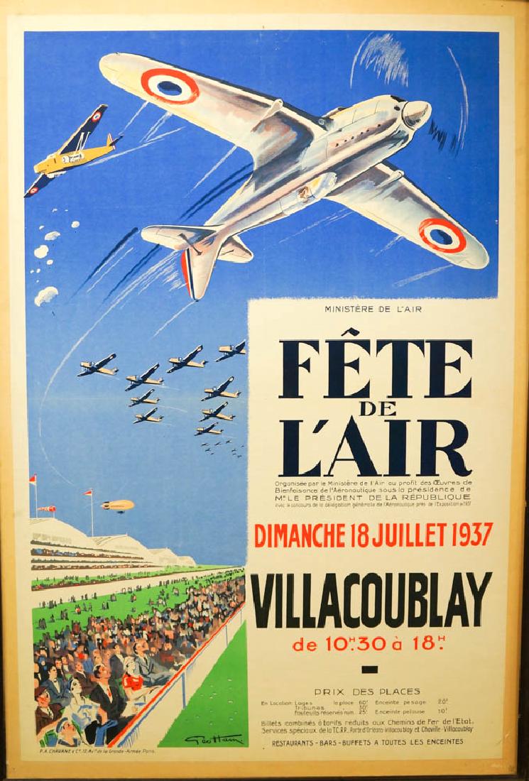 Geo Ham (Georges Hamel, 1900-1972) Air Show Poster (1 of 2)