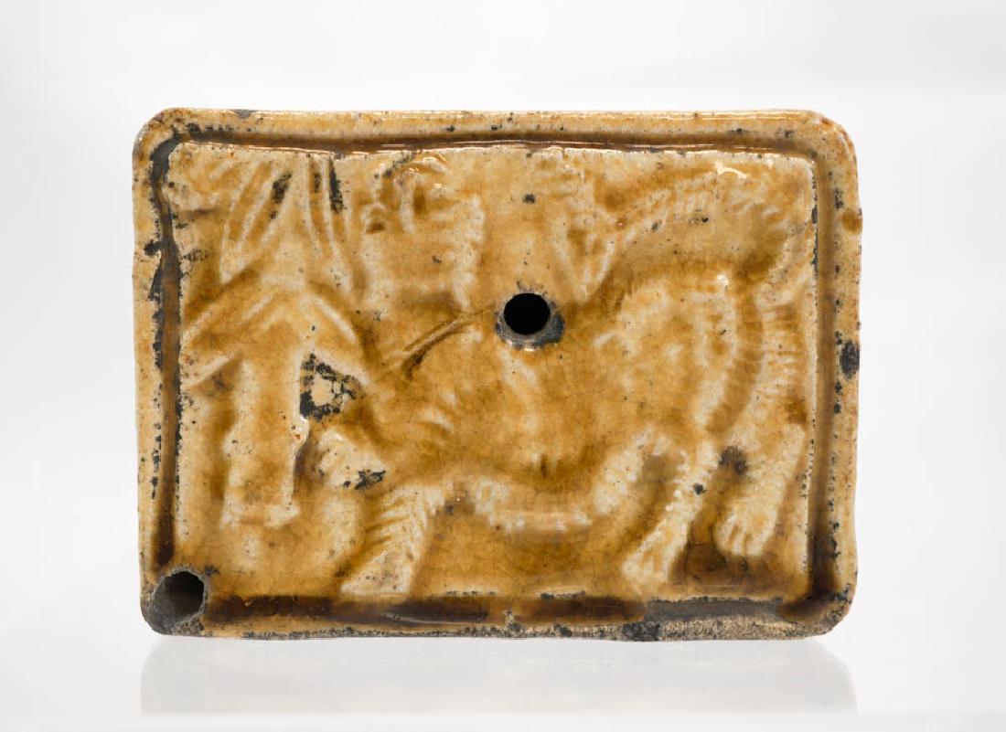 Asian Stoneware Water Dropper with Tiger (1 of 4)