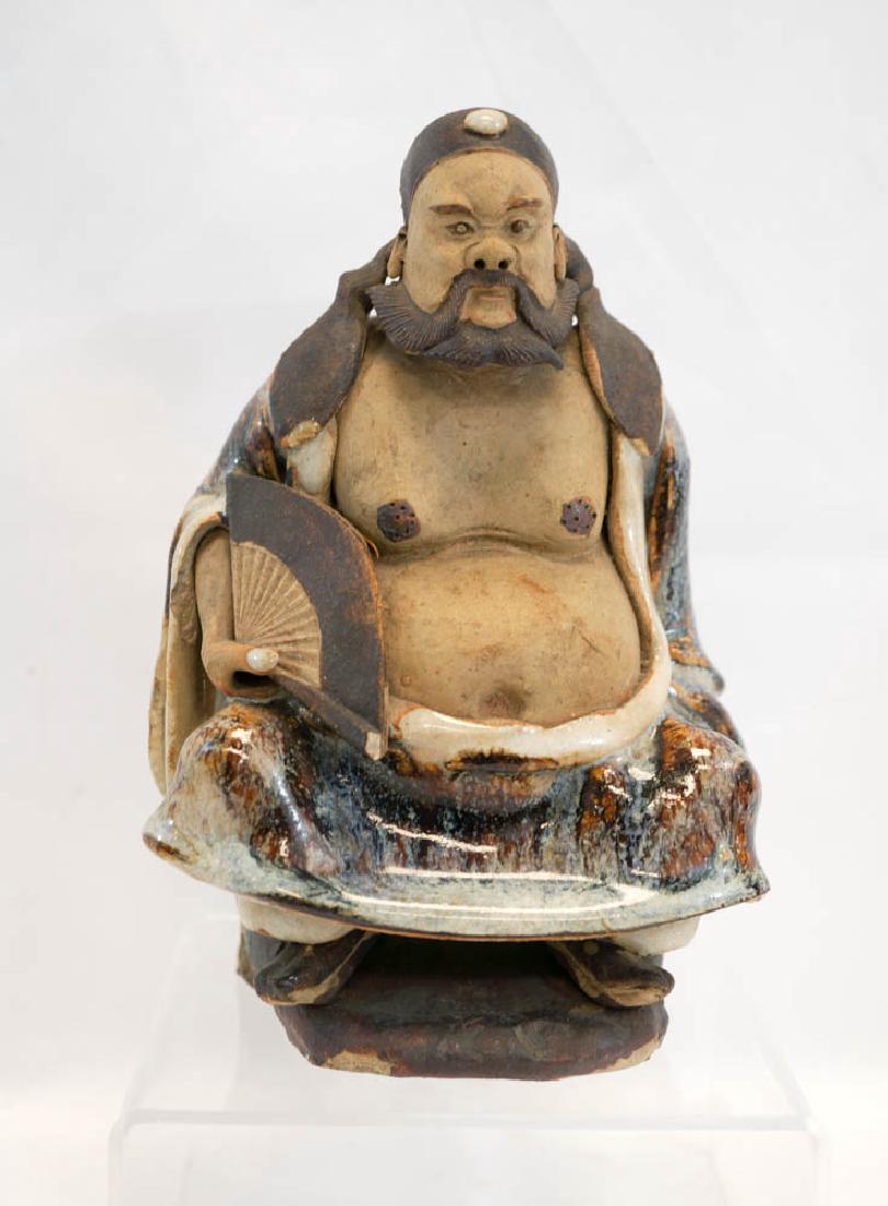 19th Century Fatshan Stoneware Chung K'uei (1 of 4)