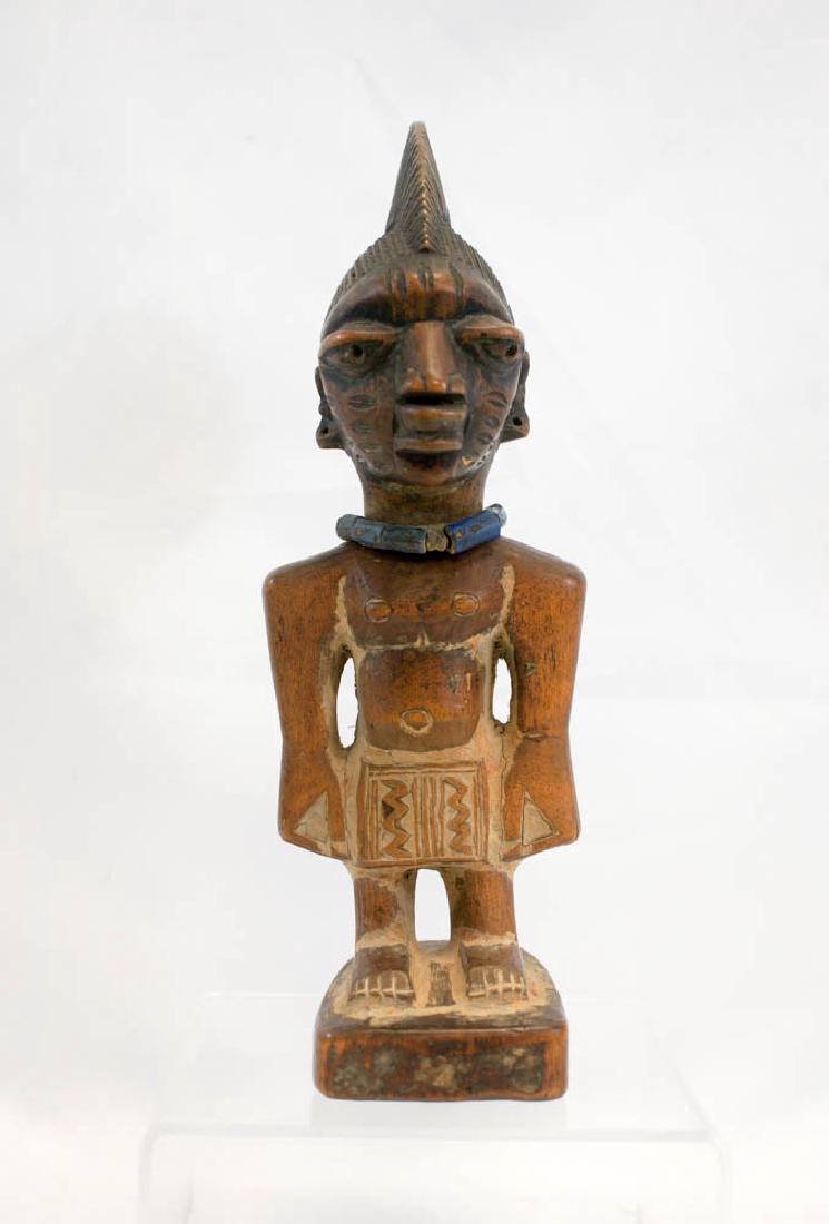 A Native Carved Wood Figure (1 of 3)
