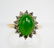 Ladies 14k Gold and Jade Ring