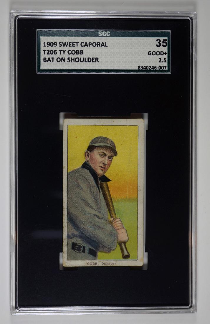 1909 T206 Ty Cobb Sweet Caporal SGC 35 (1 of 2)