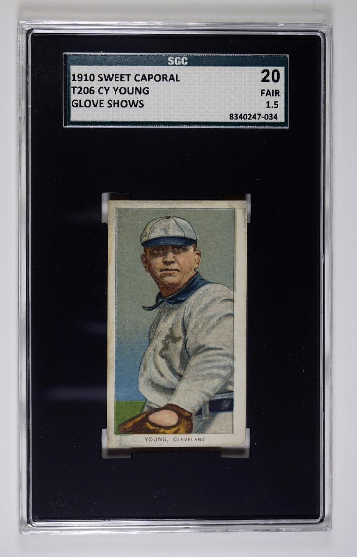 1910 T206 Cy Young Sweet Caporal SGC 20 (1 of 2)