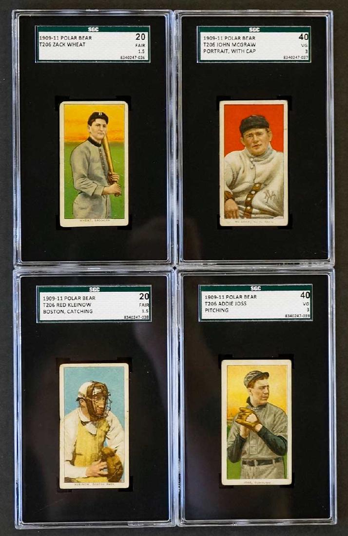 Group of Four Graded Cards Polar Bear 1909-11 (1 of 2)