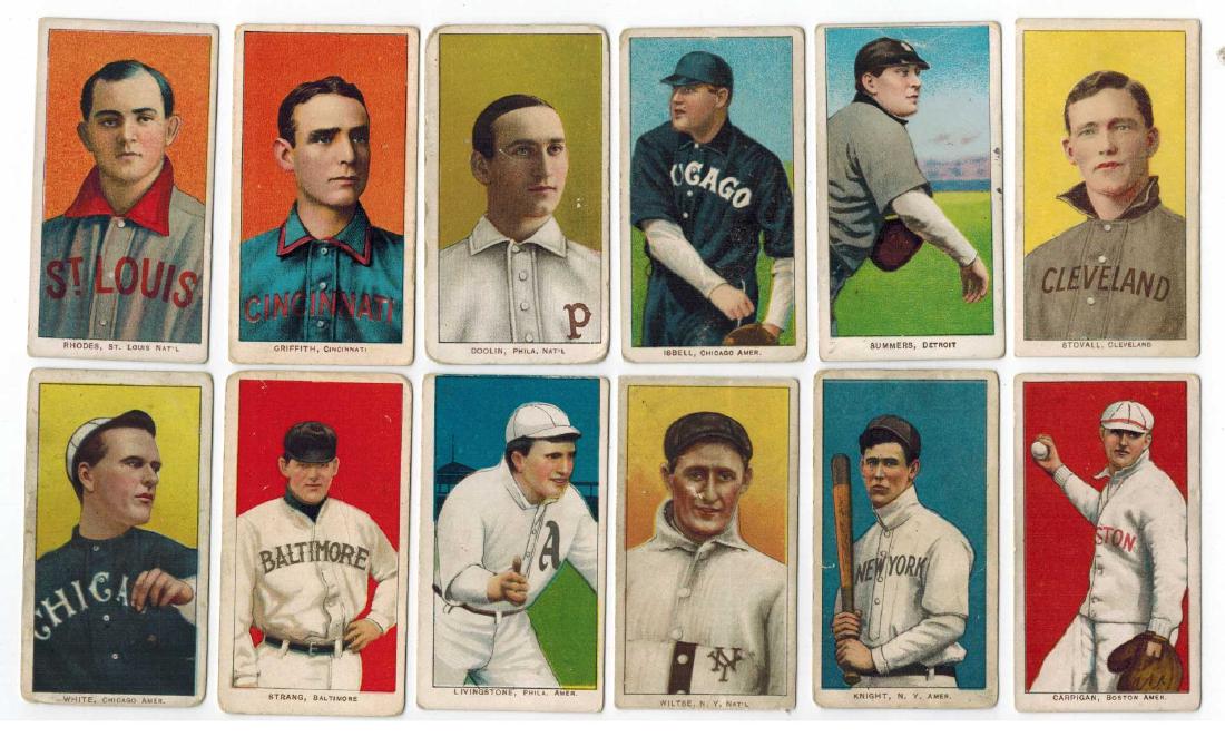Group of Twelve 1909-11 T206 Tobacco G/VG (1 of 2)
