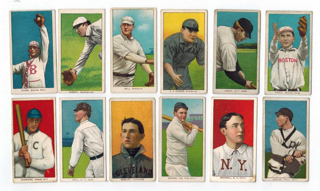 Group of Twelve 1909-11 T206 Tobacco G/VG (1 of 2)